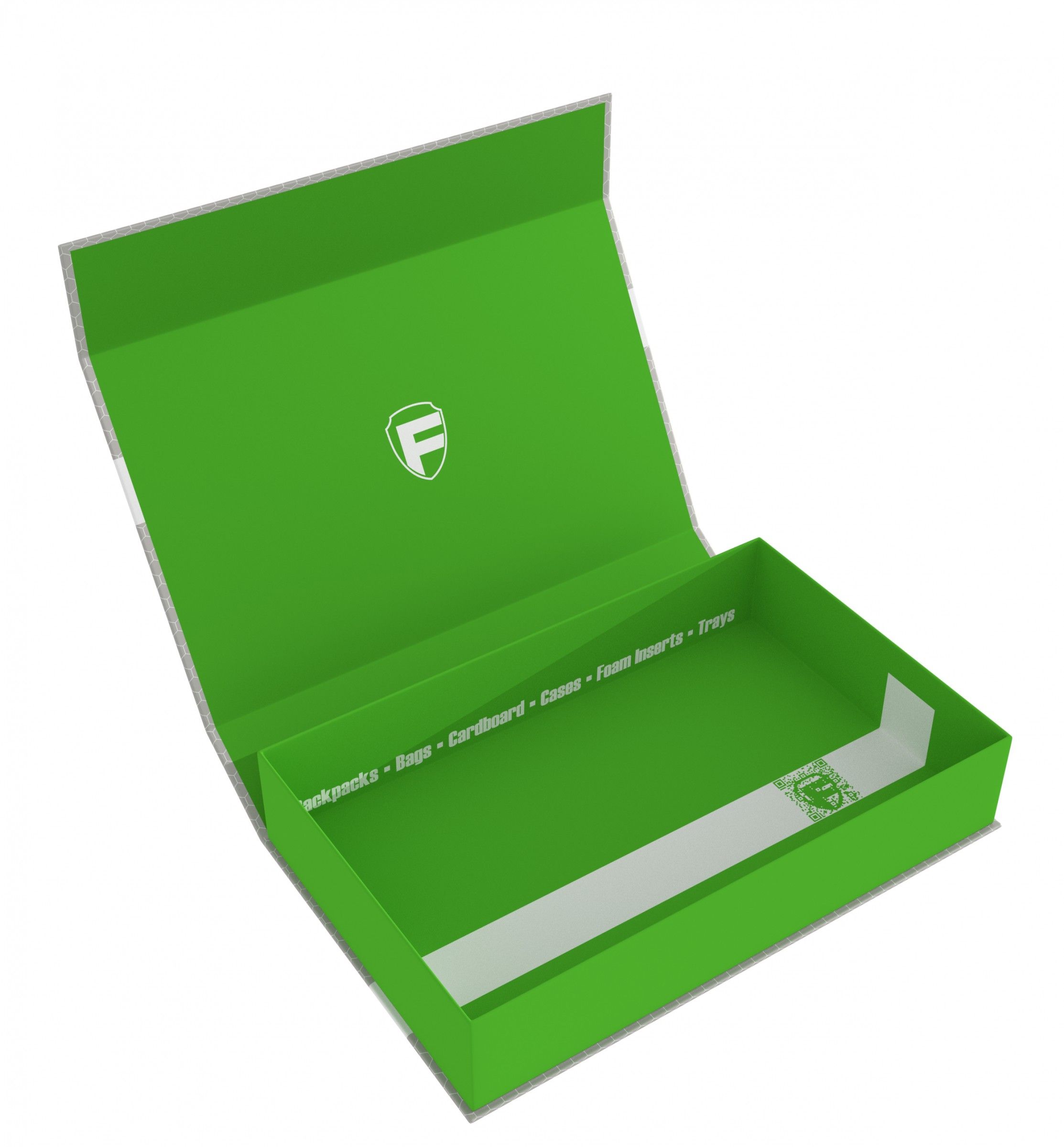 57418 Feldherr Magnetic Box green Half-Size 55 mm empty (HSMB055)