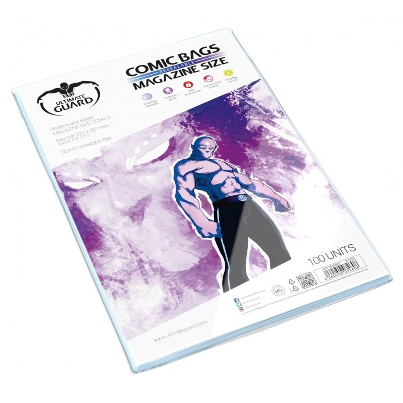 Ultimate Guard: Comic Bags Resealable Magazine Size