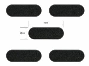 Citadel: Peanas Base para motos – Ovalada – 70x25mm