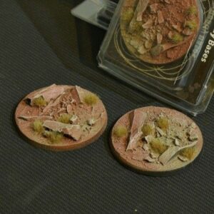 Gamer’s Grass: Badlands Bases Round 120mm (1) GGB- BLR120