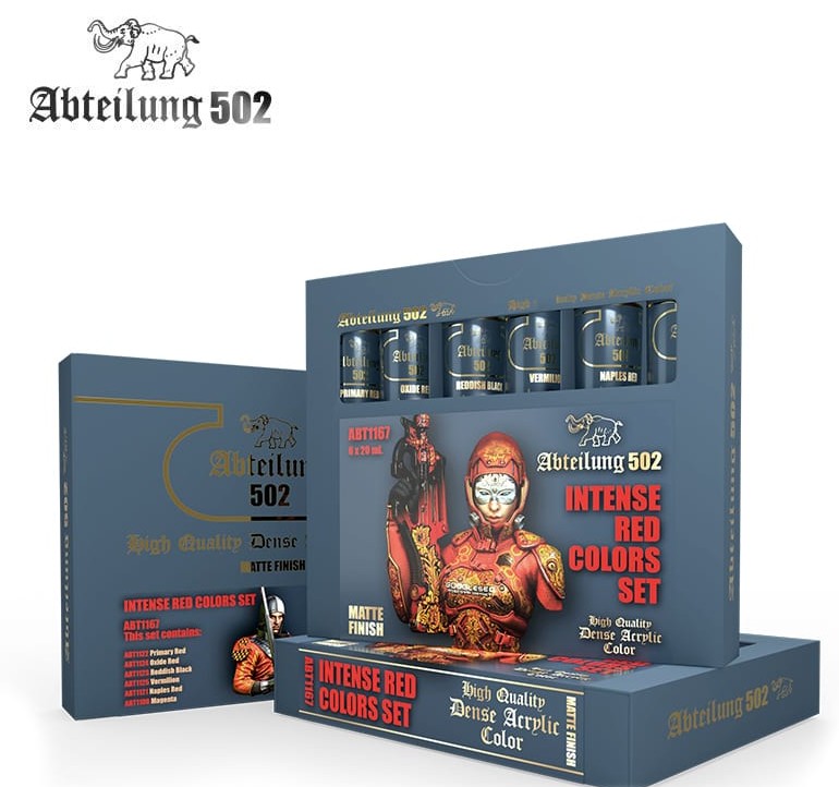 ABT1167 INTENSE RED COLORS SET