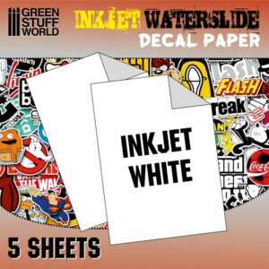 Green Stuff World: Calcas al agua – Inkjet Blanco
