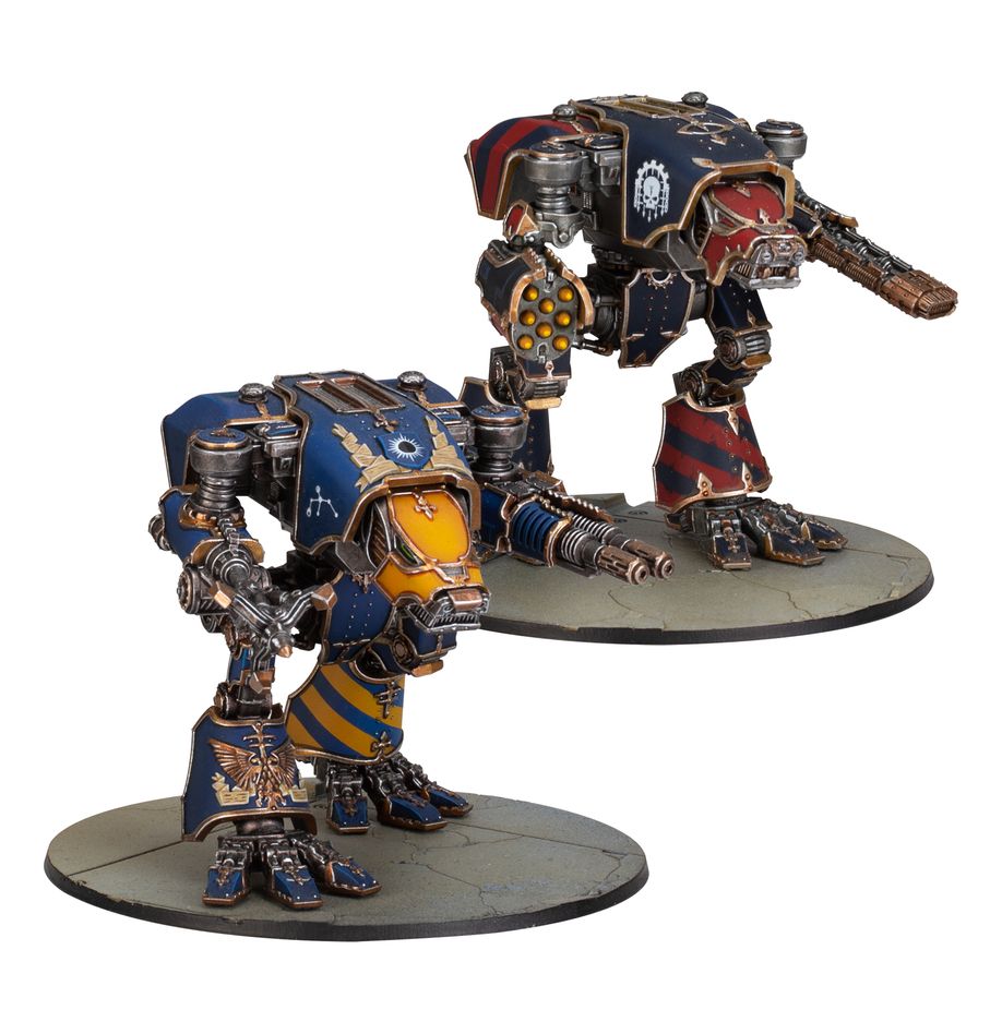 Legiones Imperialis: Warhound Titans with Ursus Claw and MLT (03-45) - Imagen 3