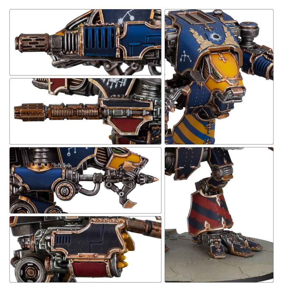 Legiones Imperialis: Warhound Titans with Ursus Claw and MLT (03-45) - Imagen 4