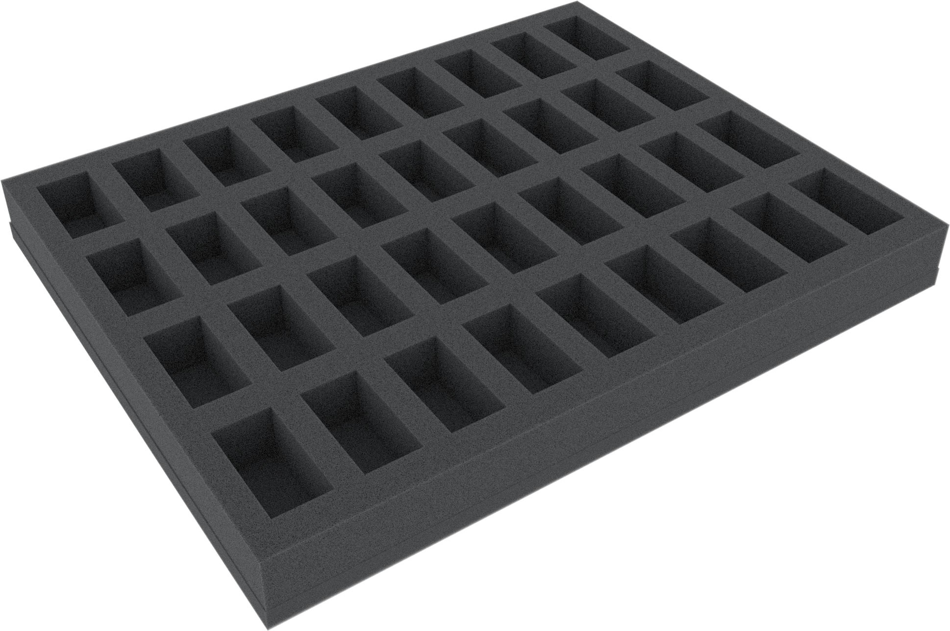 FS035BO 35 mm Full-Size foam tray with 36 compartments