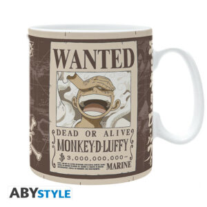 ONE PIECE – Mug – 460 ml – “Luffy Wanted”