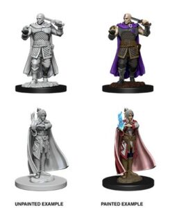 D&D Nolzur’s Marvelous Miniatures: Human Ranger & Moon Elf Sorcerer