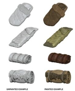 Pathfinder Deep Cuts Unpainted Miniatures: Bedrolls