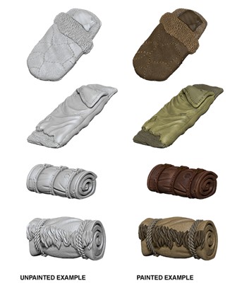 Pathfinder Deep Cuts Unpainted Miniatures: Bedrolls