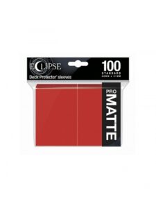 Fundas Ultra Pro – Eclipse Matte Standard Color Rojo (100)