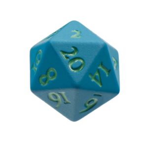 UP – Vivid Heavy Metal Dice: Teal
