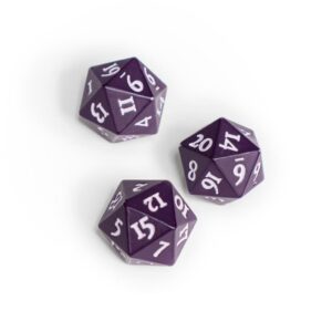 Ultra Pro – Vivid Heavy Metal Dice: Midnight Plum