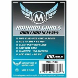 Mayday: 45×68 mm Mini Euro Card Sleeves (100) (7035)