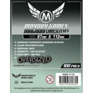 Mayday: Magnum Oversized Dungeon Sleeves 87×112 (100u)(7116)