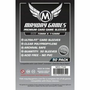 Mayday: Premium Magnum Silver Sleeve 70×110 (50u) (7144)