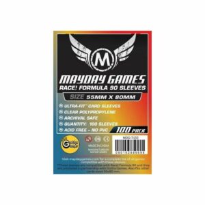 Mayday: Race! Formula 90 Card Sleeves 55×80 (100u) (7132)