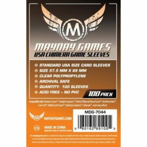 Mayday: 57.5×89 mm Standard USA Chimera Card Sleeves (7044)