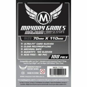 Mayday: Magnum Silver Sleeve: 70×110 (100u) (7103)