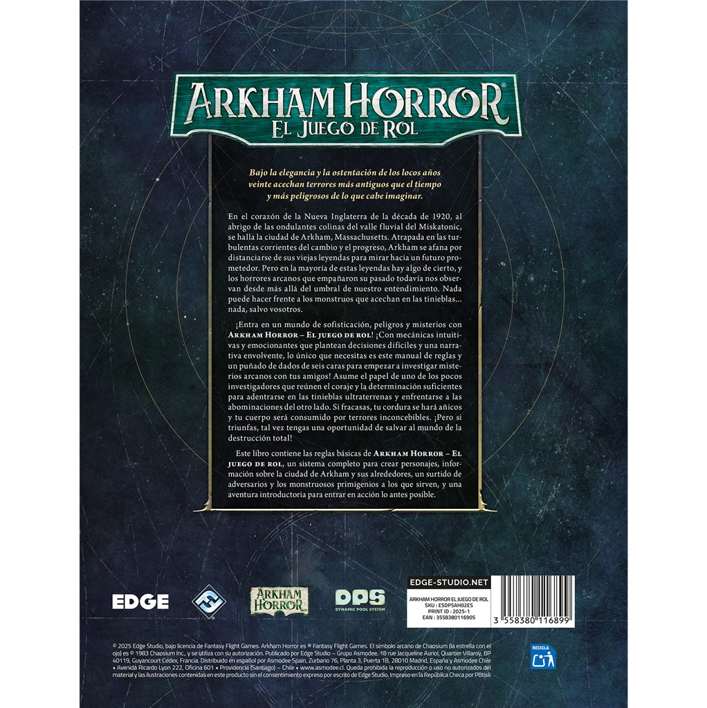 Arkham Horror RPG: Manual Básico - Imagen 4