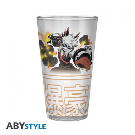 MY HERO ACADEMIA - Pck XXL glass + Pin + Pocket Notebook "He - Imagen 2