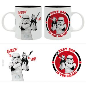 STORMTROOPERS – Taza – 320 ml – “Best dad in the galaxy”