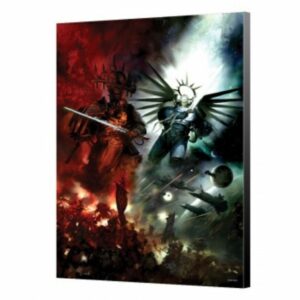 Guilliman VS Abaddon – Panel de madera – Warhammer 40K