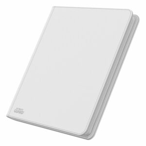 Ultimate Guard: Zipfolio 480 – 24-Pocket XenoSkin (Quadrow) – Blanco