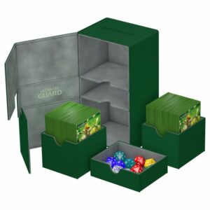 Ultimate Guard: Twin Flip’n’Tray 200+ XenoSkin Verde