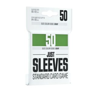 Just Sleeves: Standard Card Game – Green (50 Sleeves)