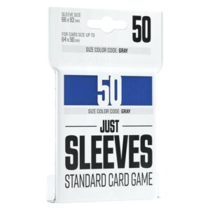Just Sleeves: Standard Card Game – Blue (50 Sleeves)
