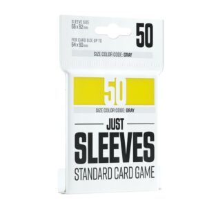 Just Sleeves: Standard Card Game – Yellow (50 Sleeves)