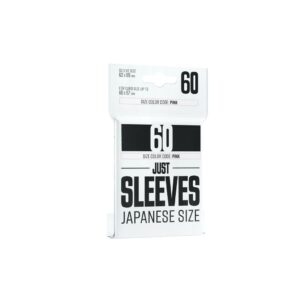 Just Sleeves: Japanese Size Black (60 Sleeves)