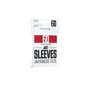 Just Sleeves – Japanese Size Red (60 Sleeves)