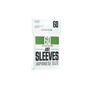 Just Sleeves – Japanese Size Green (60 Sleeves)