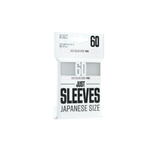 Just Sleeves – Japanese Size White (60 Sleeves)