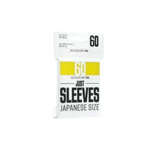 Just Sleeves – Japanese Size Yellow (60 Sleeves)