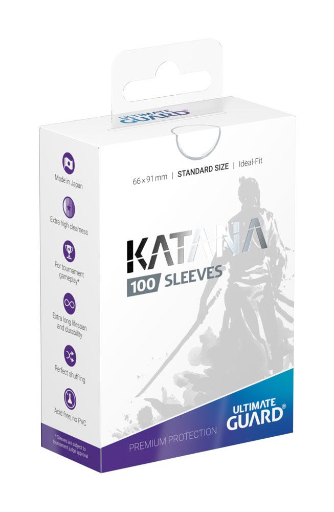 Ultimate Guard: Fundas Katana Tamaño Estándar Blanco (100)