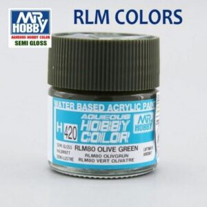 H-420 Verde Oliva RLM80 Satinado Gunze Hobby Color