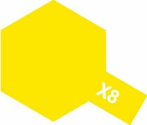 Tamiya: Acrylic Mini X-8 Lemon Yellow