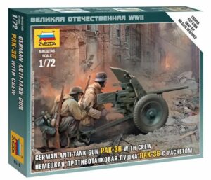 1:72 German Gun Pak-36 with Crew  ZVE6114