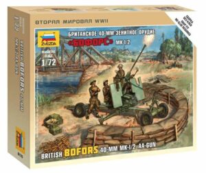 1:72 British Bofors 40 mm Mk-2 AA ZVE6170