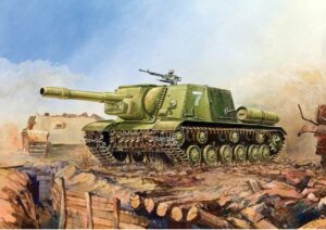 1:100 Self-propelled Gun SU-152 ZVE6182