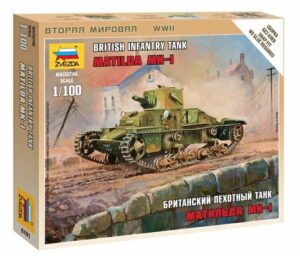 1:100 British Light Tank “Matilda Mk I” ZVE6191