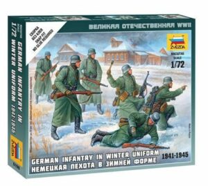 1:72 German Infantry (Winter Uniform)   ZVE6198