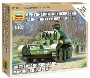 1:100 British Tank Crusader Mk.IV ZVE6227