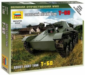 Zvezda: 1:100 T-60 Soviet Light Tank  (ZVE6258)