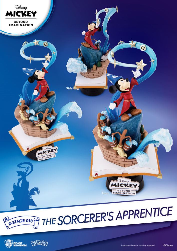 Mickey Beyond Imagination Diorama PVC D-Stage The Sorcerer's Apprentice 15 cm - Imagen 2