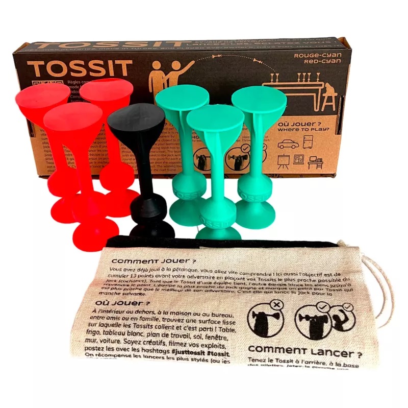 Tossit: Starter Pack (2 players) - Red/Cyan
