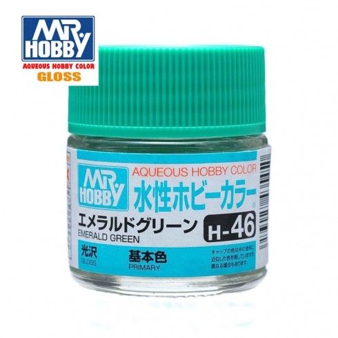 H-46 Verde Esmeralda Brillante Gunze Hobby Color