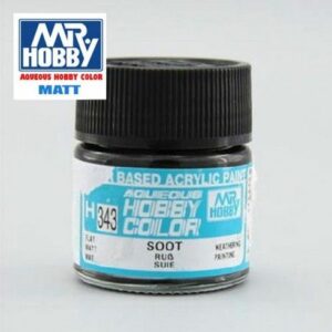 H-343 Hollín Mate Pintura Acrílica Gunze – Hobby Color